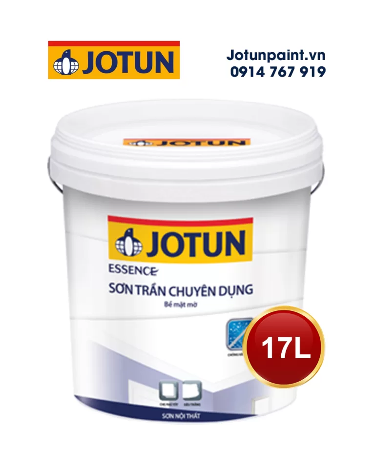 Sơn Jotun Essence sơn trắng trần chuyên dụng thùng 17L