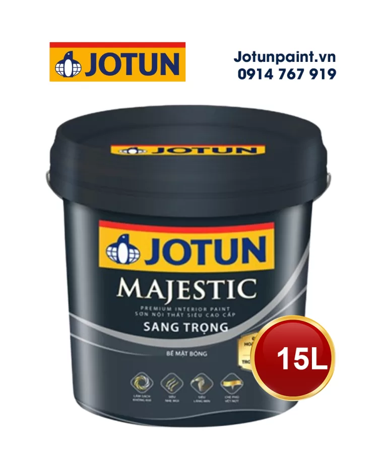 Sơn Jotun Majestic sang trọng thùng 15L