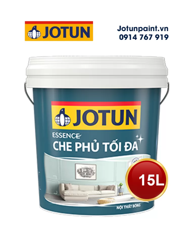 sơn Jotun Essence che phủ tối đa bóng thùng 15L