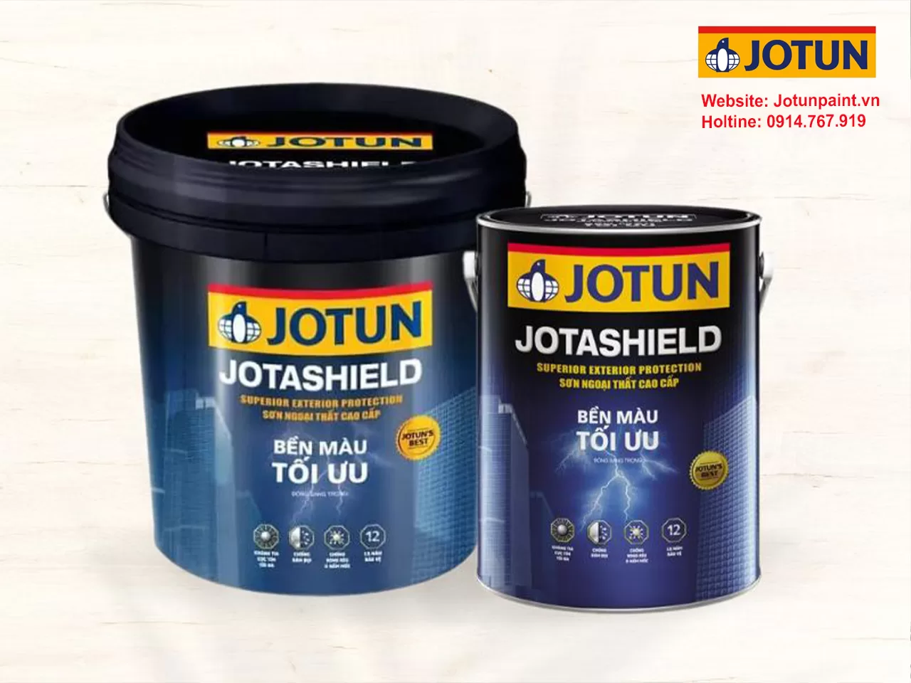Sơn Jotun Jotashield bền màu tối ưu