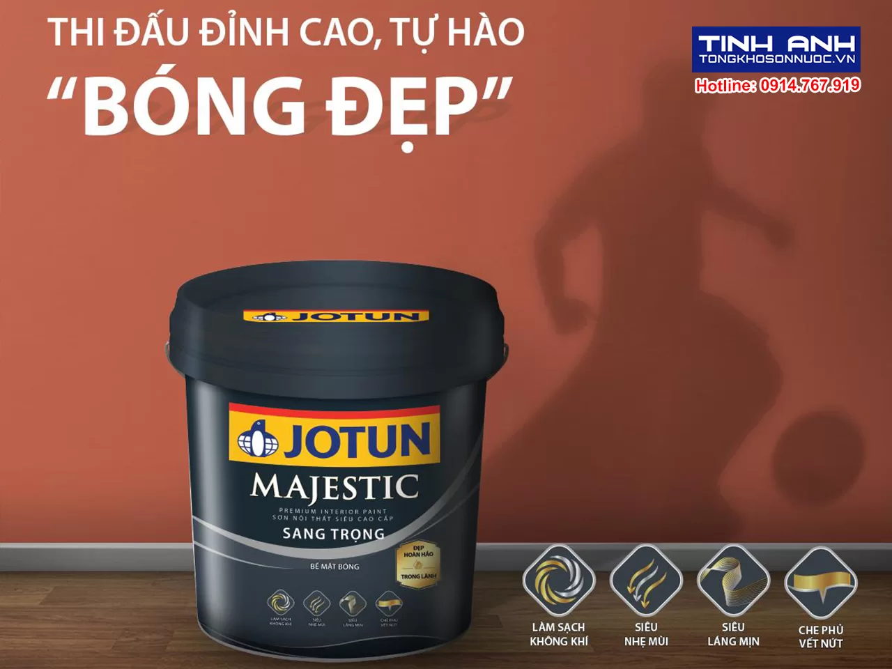 Jotun Majestic Bóng Sang Trọng