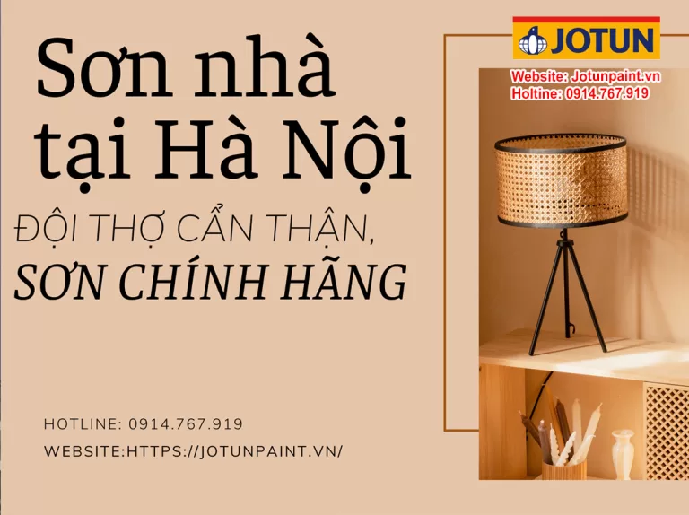 Sơn nhà tại Hà Nội - Đội thợ cẩn thận, sơn chính hãng