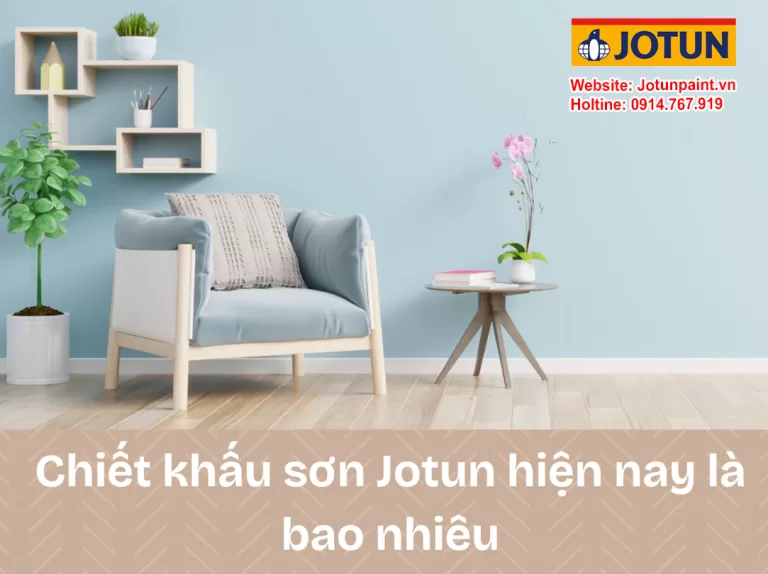 Chiết khấu sơn Jotun hiện nay là bao nhiêu