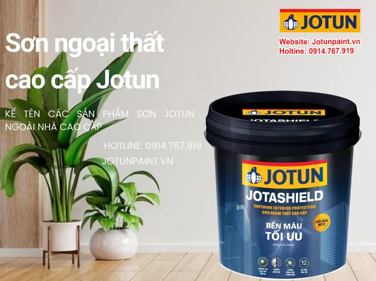 Sơn ngoại thất cao cấp Jotun - Kể tên các sản phẩm sơn Jotun ngoài nhà cao cấp