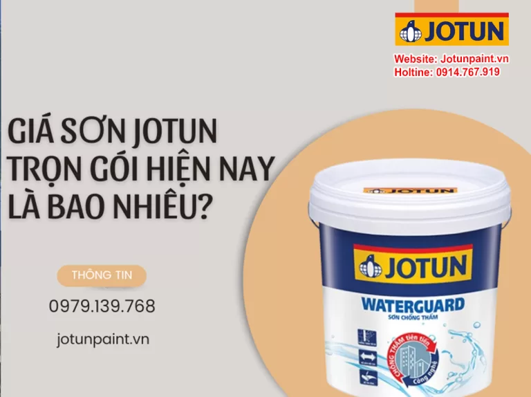 Giá sơn Jotun trọn gói hiện nay là bao nhiêu?