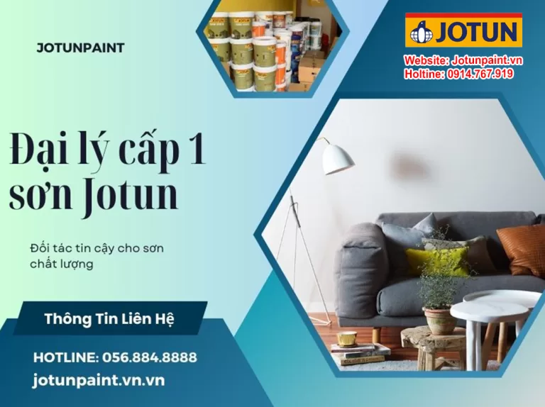 Đại lý cấp 1 sơn Jotun - Đối tác tin cậy cho sơn chất lượng