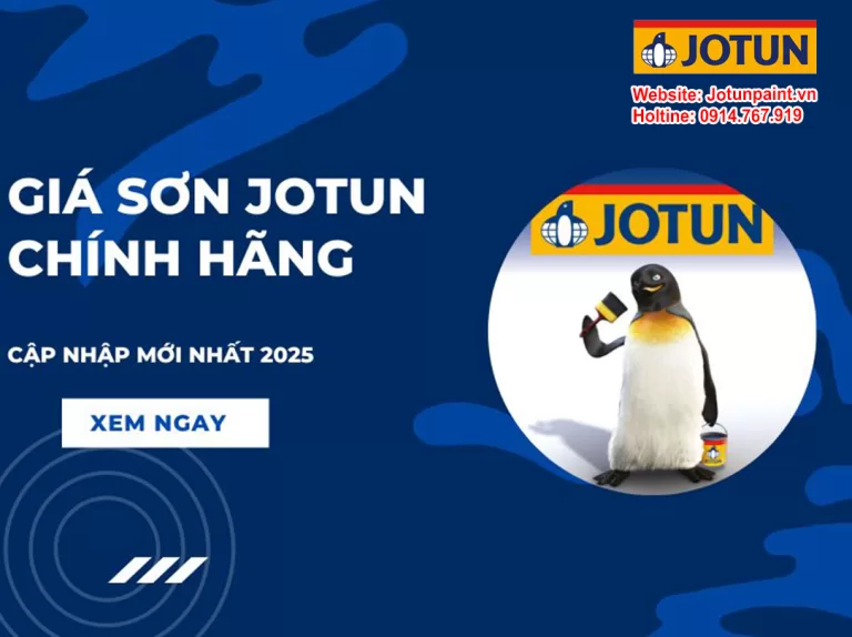 Giá sơn Jotun chính hãng - Cập nhập mới nhất 2025