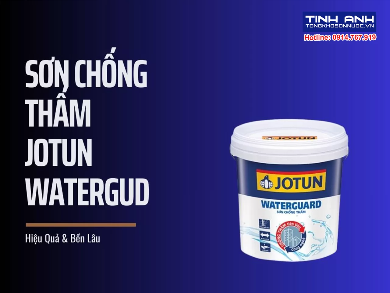 Sơn Chống Thấm Jotun WaterGuard – Hiệu Quả & Bền Lâu