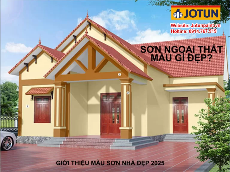 Sơn ngoại thất màu gì đẹp? Giới thiệu màu sơn nhà đẹp 2025