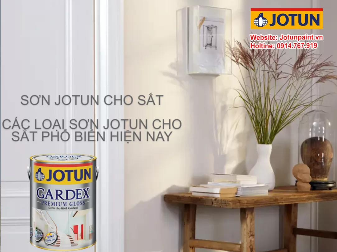 Sơn Jotun cho sắt - Các loại sơn Jotun cho sắt phổ biến hiện nay