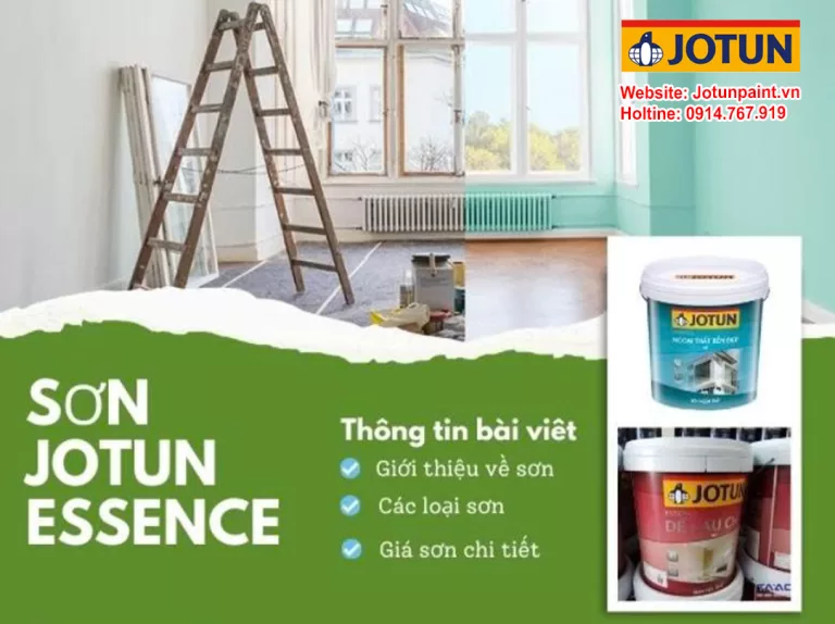 Sơn Jotun essence có mấy loại? Giá cho từng loại là bao nhiêu
