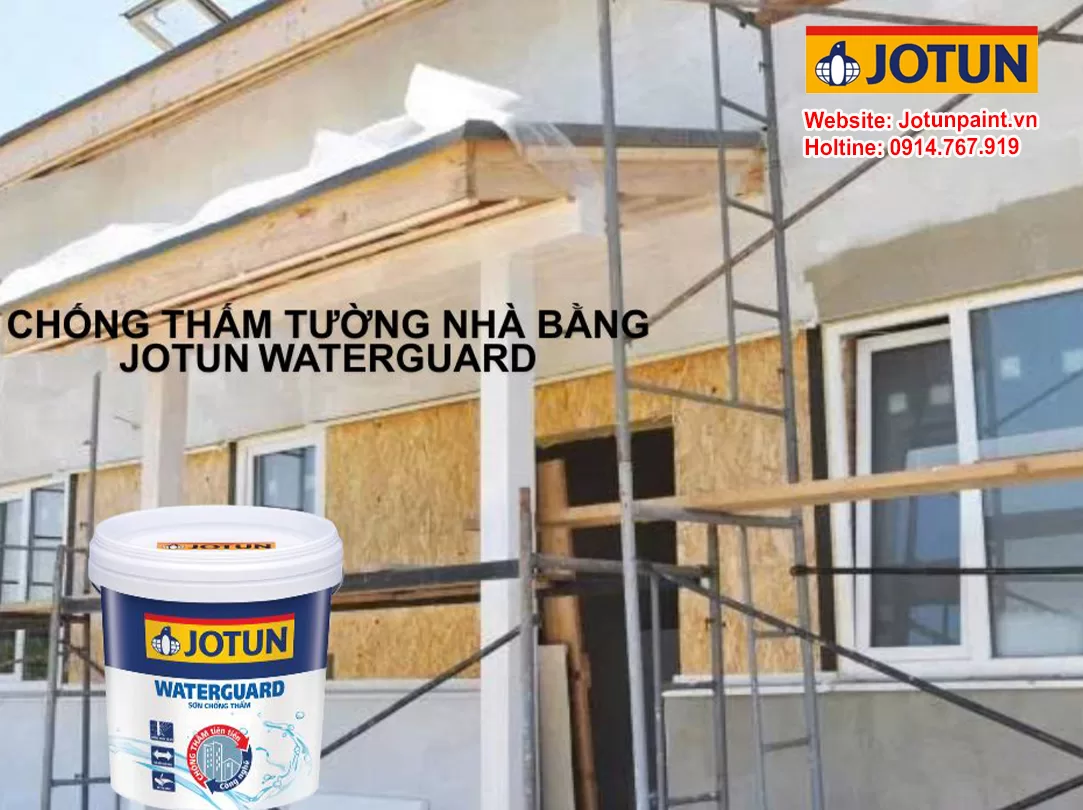 Chống thấm tường nhà bằng Jotun WaterGuard