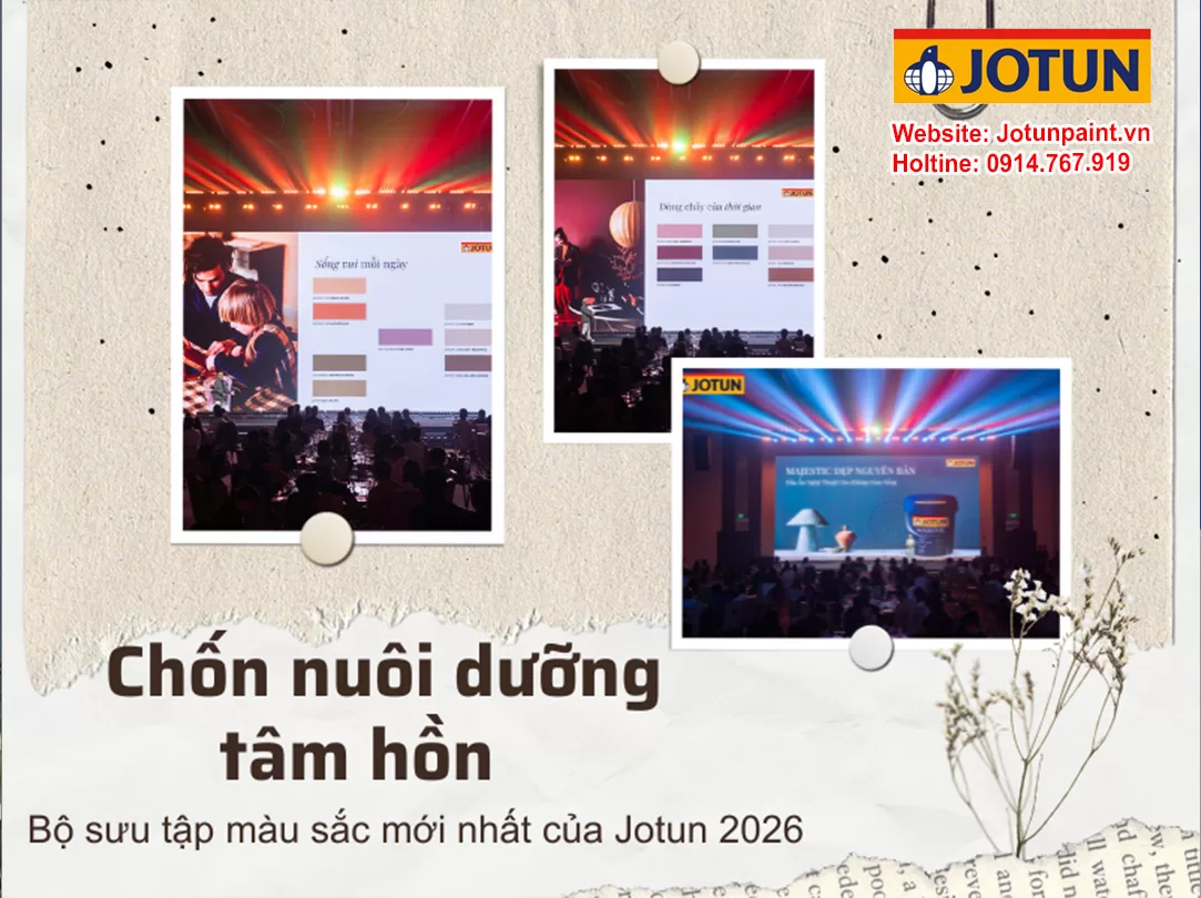 Bộ sưu tập màu sắc mới nhất của Jotun 2026 - Chốn nuôi dưỡng tâm hồn