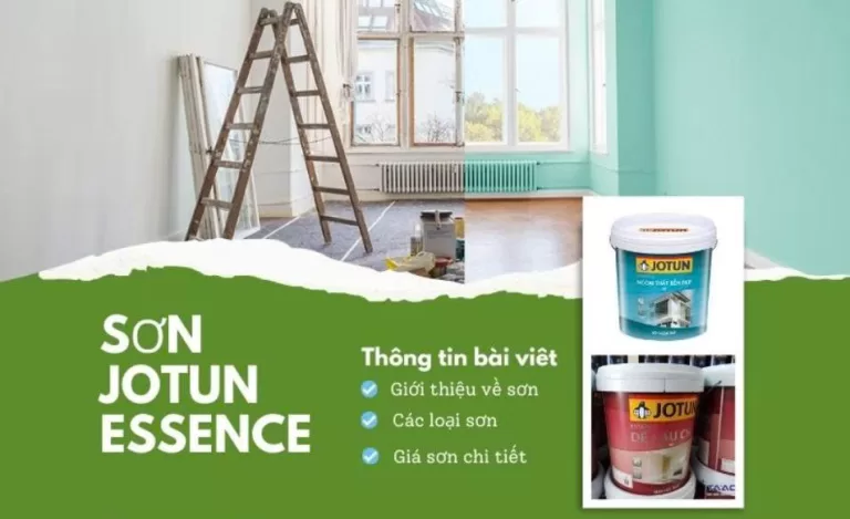 Sơn Jotun essence có mấy loại? Giá cho từng loại là bao nhiêu