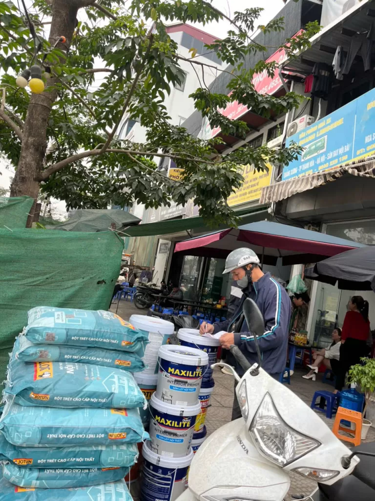 Thi công sơn nhà tại Hà Nội