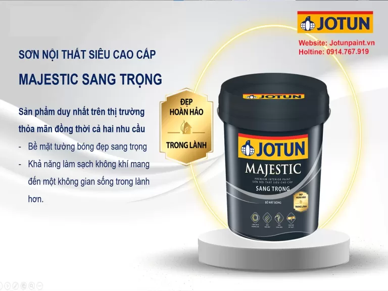 Sơn Jotun Majestic Sang Trọng