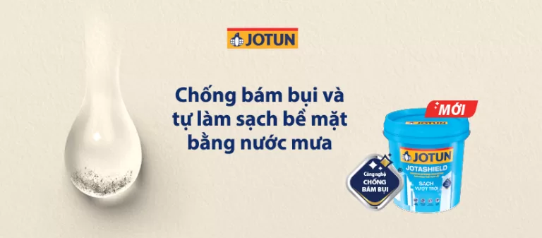 Sơn phủ ngoại thất cao cấp Jotun Jotashield – Sạch Vượt Trội