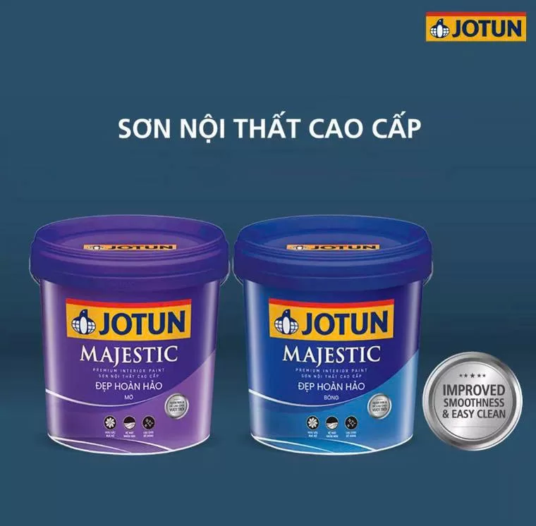 jotun majestic đẹp hoàn hảo bóng mờ