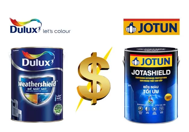 SO SÁNH SƠN DULUX VÀ SƠN JOTUN
