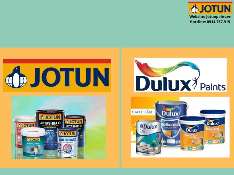 So sánh sơn Jotun và sơn Dulux