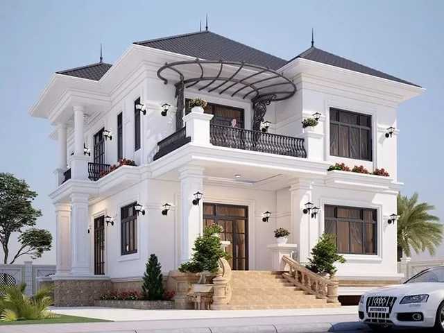 Sơn nhà màu gì đẹp - trắng sứ