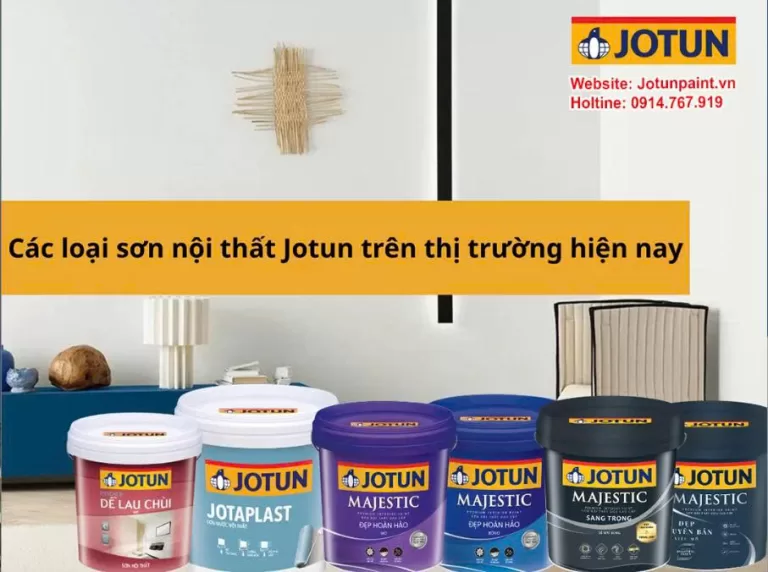 Các dòng sơn nội thất Jotun phổ biến trên thị trường