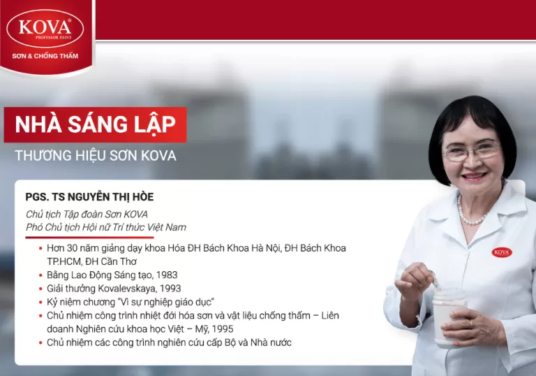 Hãng sơn tốt nhất hiện nay - Thương hiệu Kova