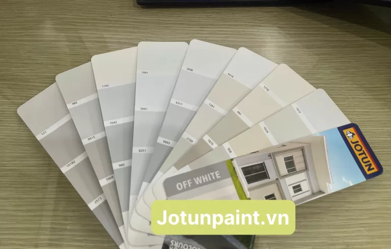 Quạt màu Jotun ngoại thất Nhóm OFF WHITE – Vẻ đẹp thanh lịch vượt thời gian