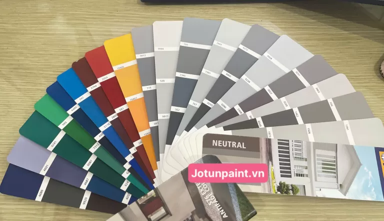 Quạt màu Jotun ngoại thất Nhóm NEUTRAL – Tinh tế và sang trọng