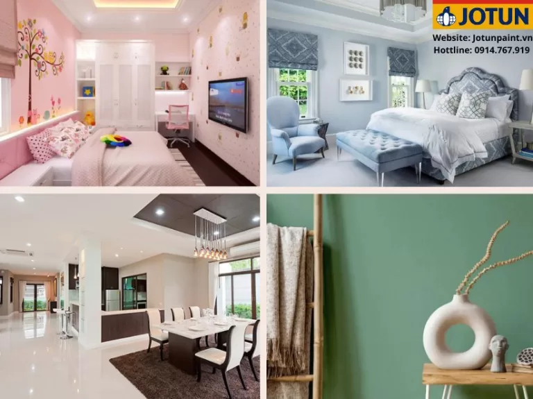 Sơn Jotun trong nhà màu gì đẹp