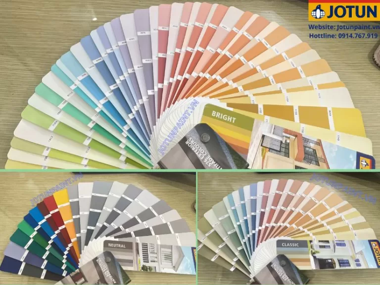 Quạt màu Jotun ngoại thất