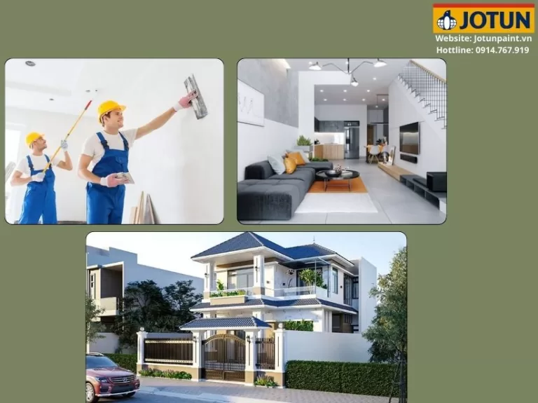 Giá thi công sơn nhà trọn gói