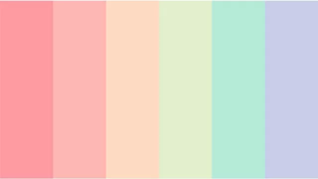 Phối màu pastel nhẹ nhàng