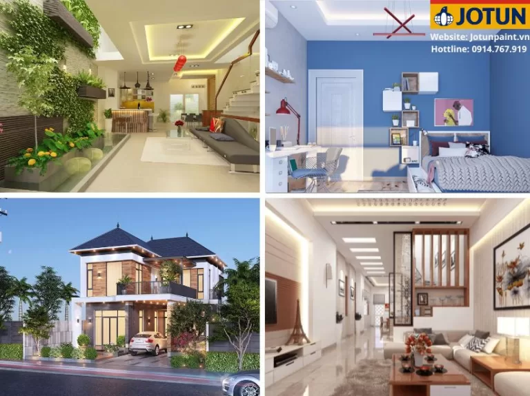 Phối màu sơn nhà