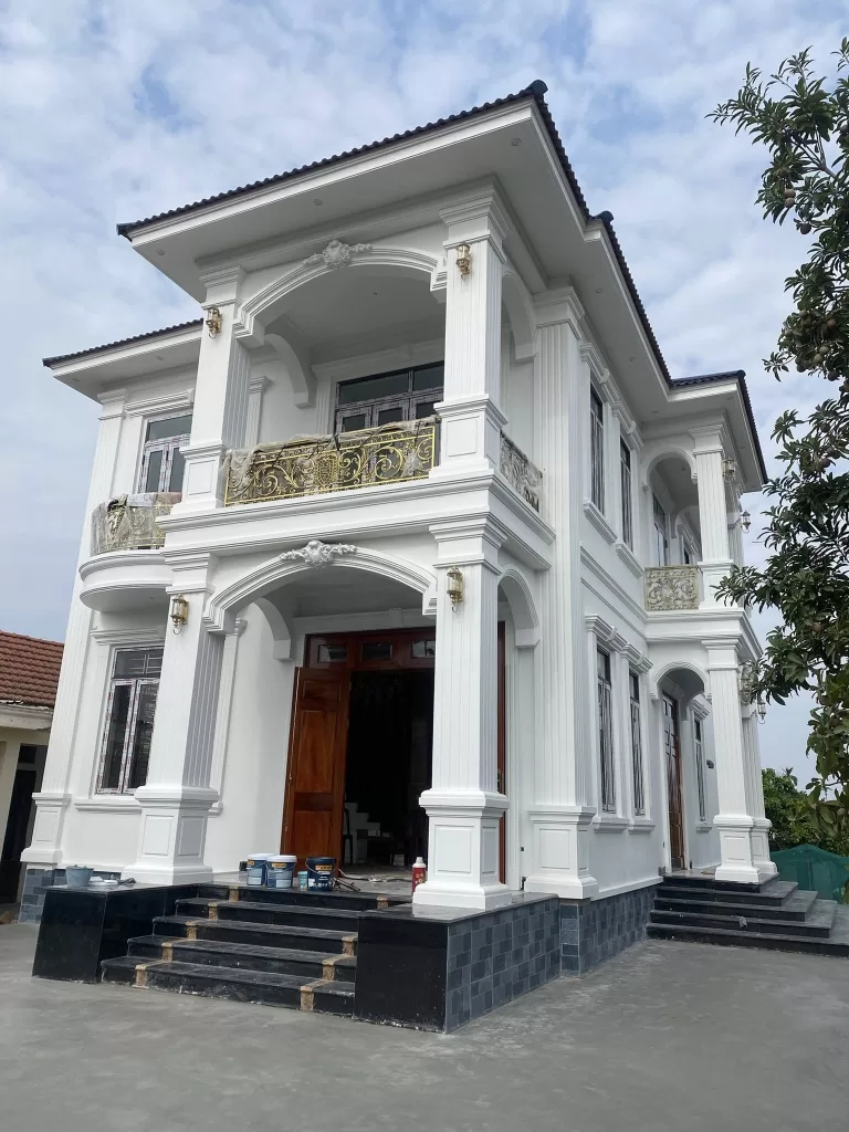 căn biệt thự sử dụng sơn Jotun để thi công