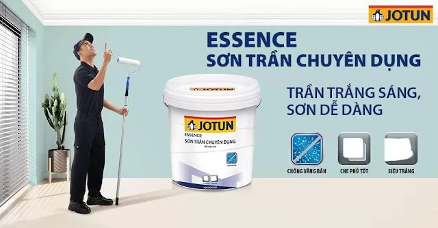 Đặc điểm nổi bật của Sơn Jotun Essence trắng trần chuyên dụng