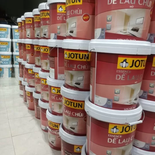 Các sản phẩm sơn nội thất Jotun - Essence Dễ Lau Chùi