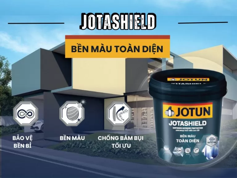 Các sản phẩm ngoại thất Jotun - Jotashield Bền Màu Toàn Diện