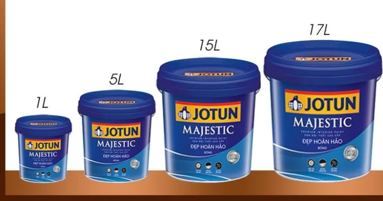 Các sản phẩm sơn nội thất Jotun - Majestic Đẹp Hoàn Hảo Bóng