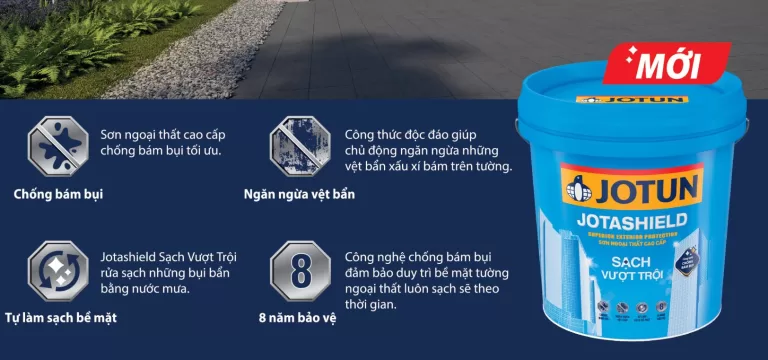 Sơn Jotun Jotashield Sạch Vượt Trội