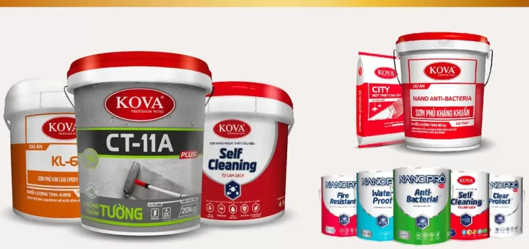 Top 5 hãng sơn tốt nhất hiện nay - Sơn Kova 