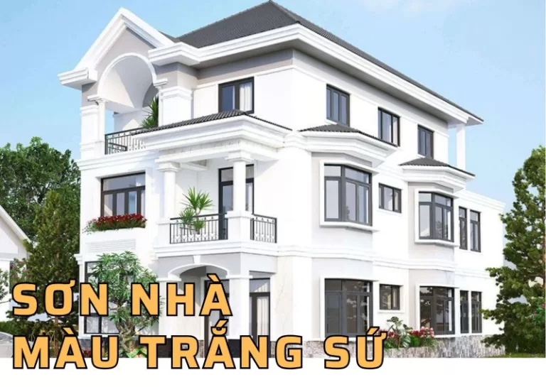Sơn nhà màu trắng sứ
