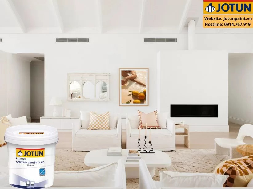 Sơn Jotun Essence trắng trần chuyên dụng