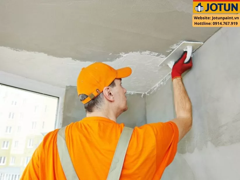 Sơn bả trần thạch cao
