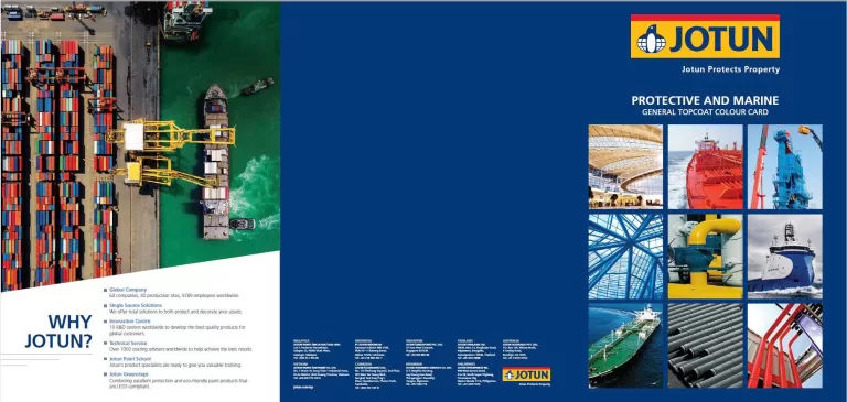 Tổng quan về bảng màu sơn công nghiệp Jotun