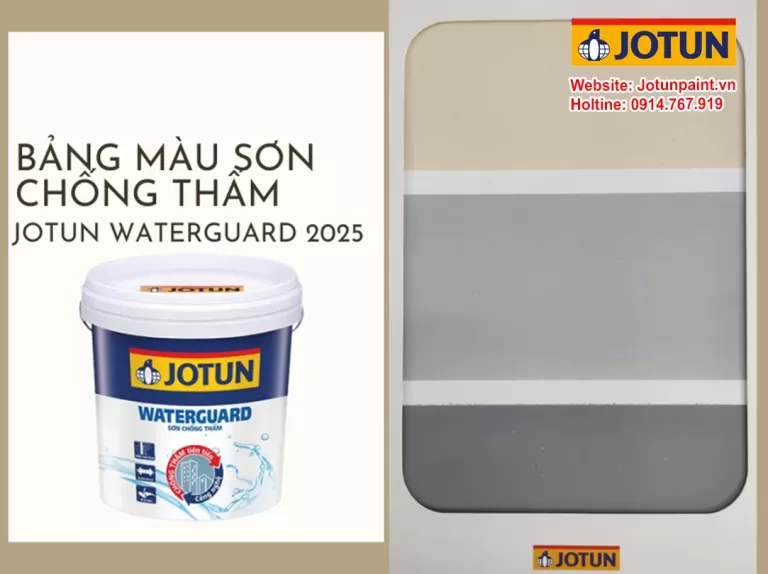 Các loại sơn ngoại thất Jotun - Jotun WaterGuard (chống thấm màu xám nhạt)