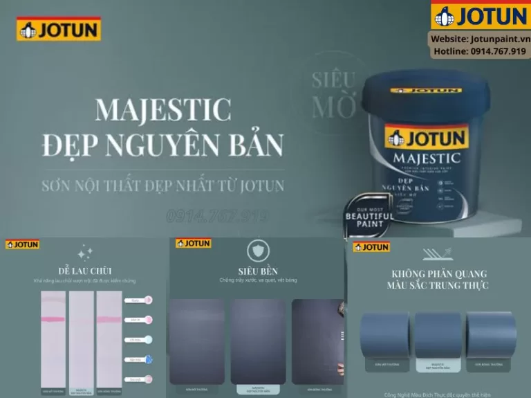 Sơn Jotun Majestic Đẹp Nguyên Bản