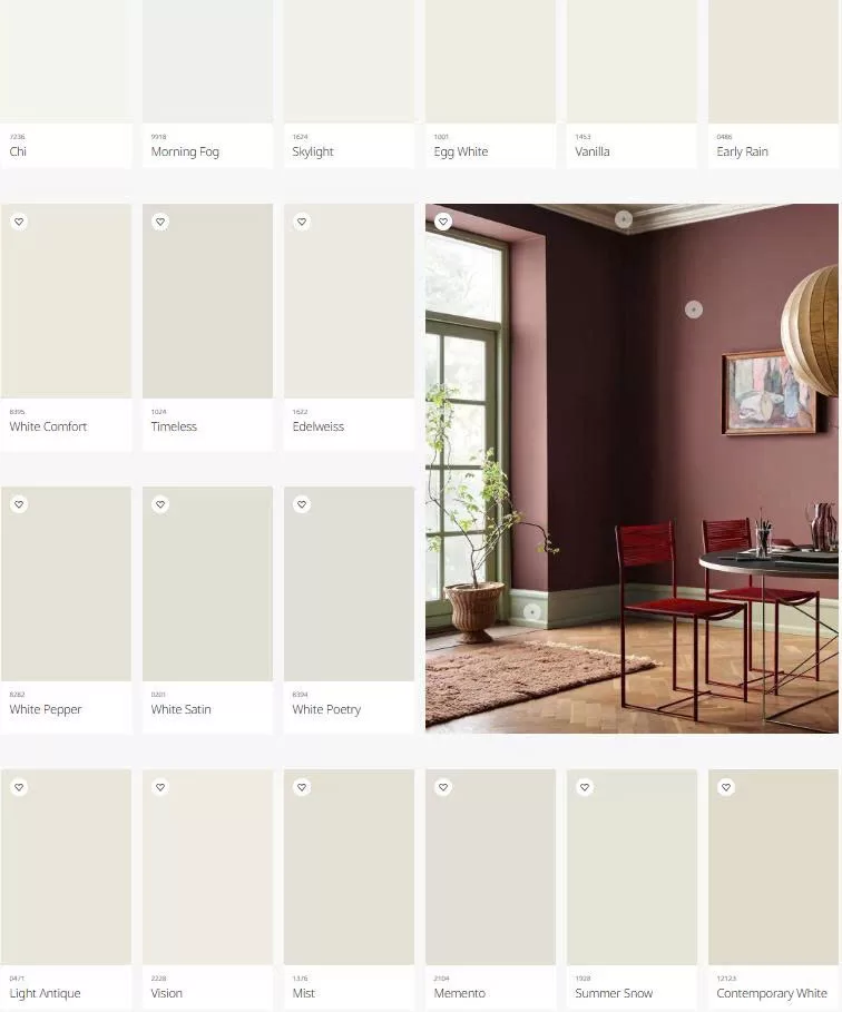 Màu sơn Jotun Trắng – Tinh Tế, Thanh Lịch Và Không Bao Giờ Lỗi Thời