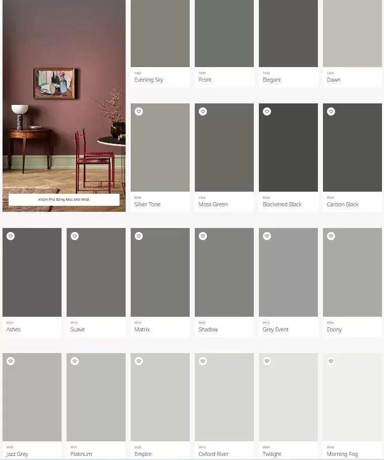 Màu sơn Jotun Xám & Đen – Hiện Đại, Sang Trọng Và Cá Tính