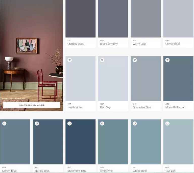 Màu Xanh Dương – Bình Yên, Thư Giãn Và Mát Mẻ